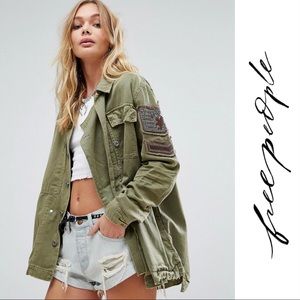 FREE PEOPLE • MILITARY JACKET